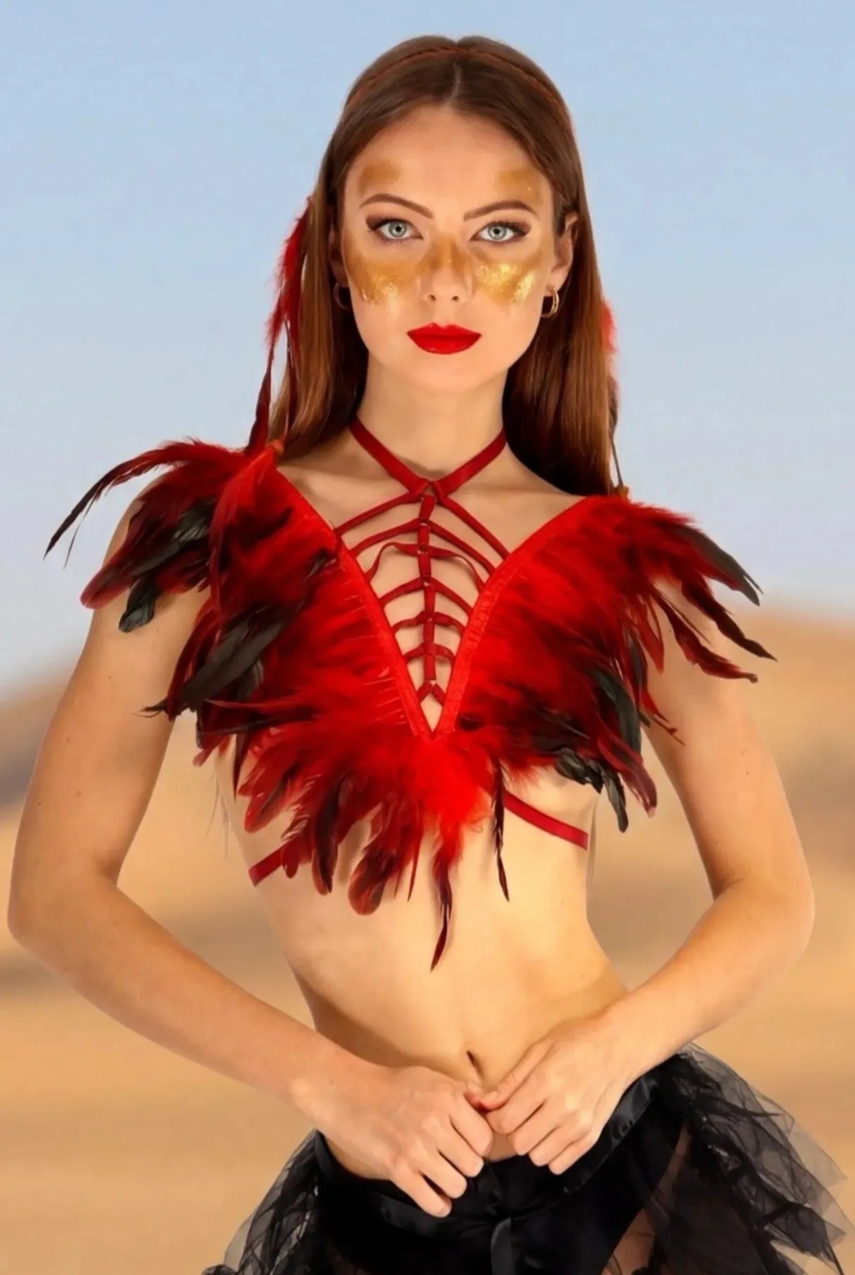 FESTIVAL FEATHER TOPS | Fluffy, Cropped & Rave Feather Styles
