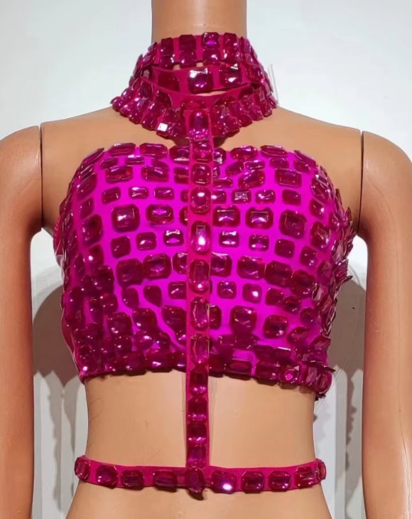 Festival Tops | Rhinestone, Chain & Feather Styles