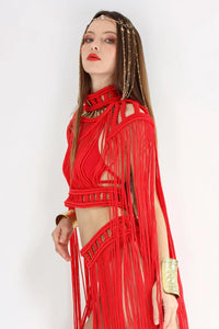 Lioran Macrame Dress