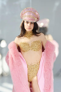 Titania Pink Faux Fur Festival Coat Faux Fur Iconic Outfitters 
