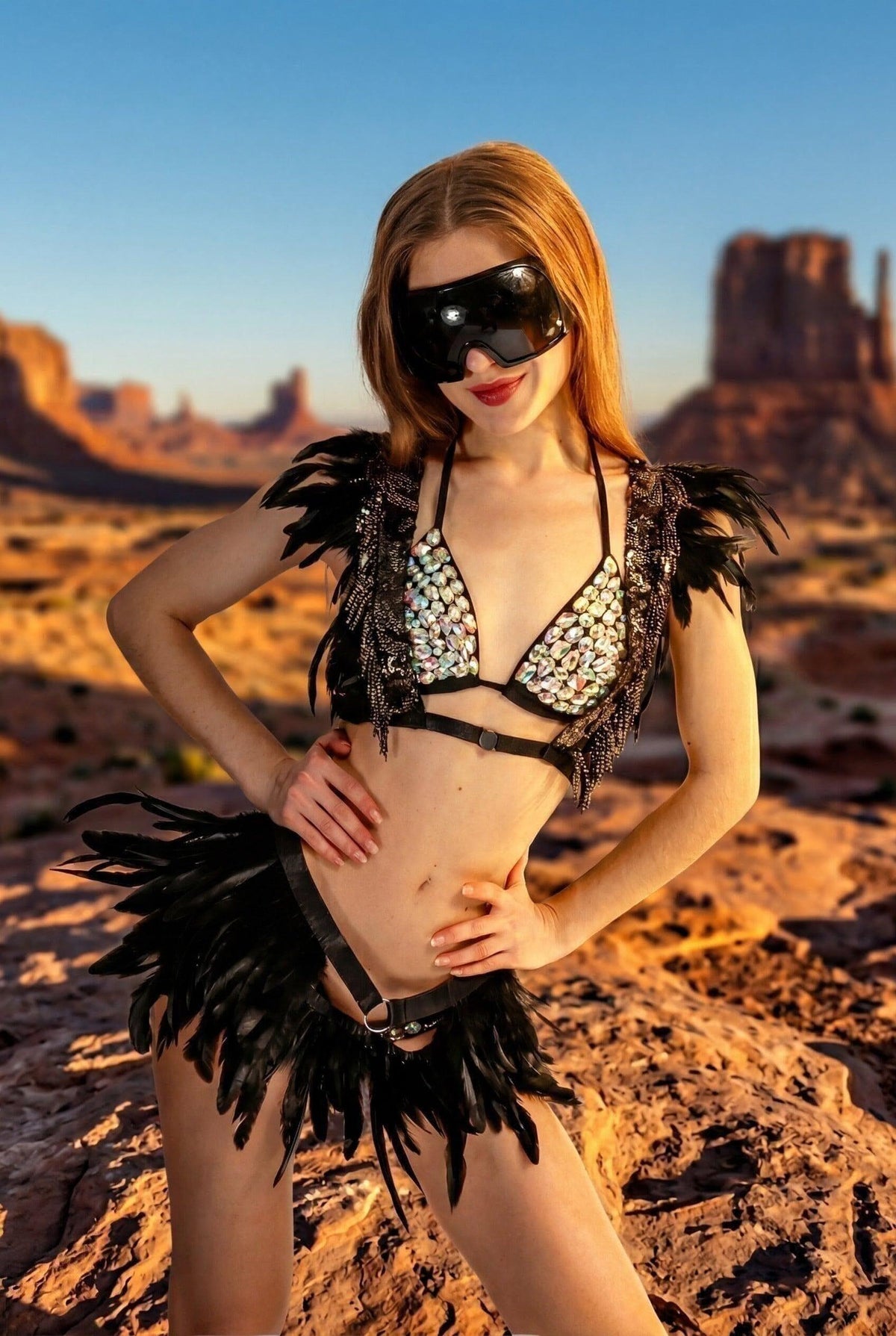Cyrella Feather Set Feather Iconic Outfitters 