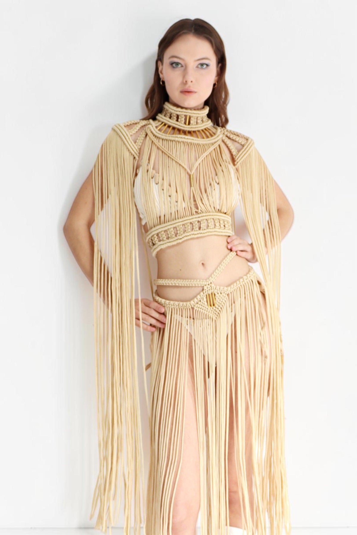 Lioran Macrame Dress