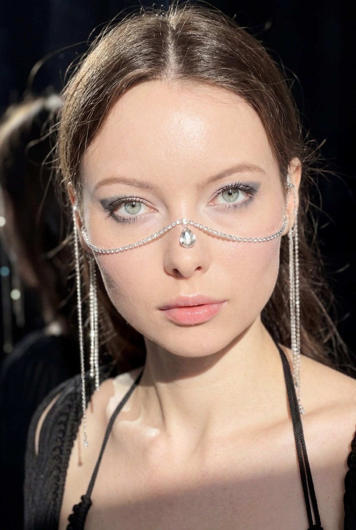 Arisha Crystal Drop Festival Face Chain Head Jewellery Iconic Outfitters 