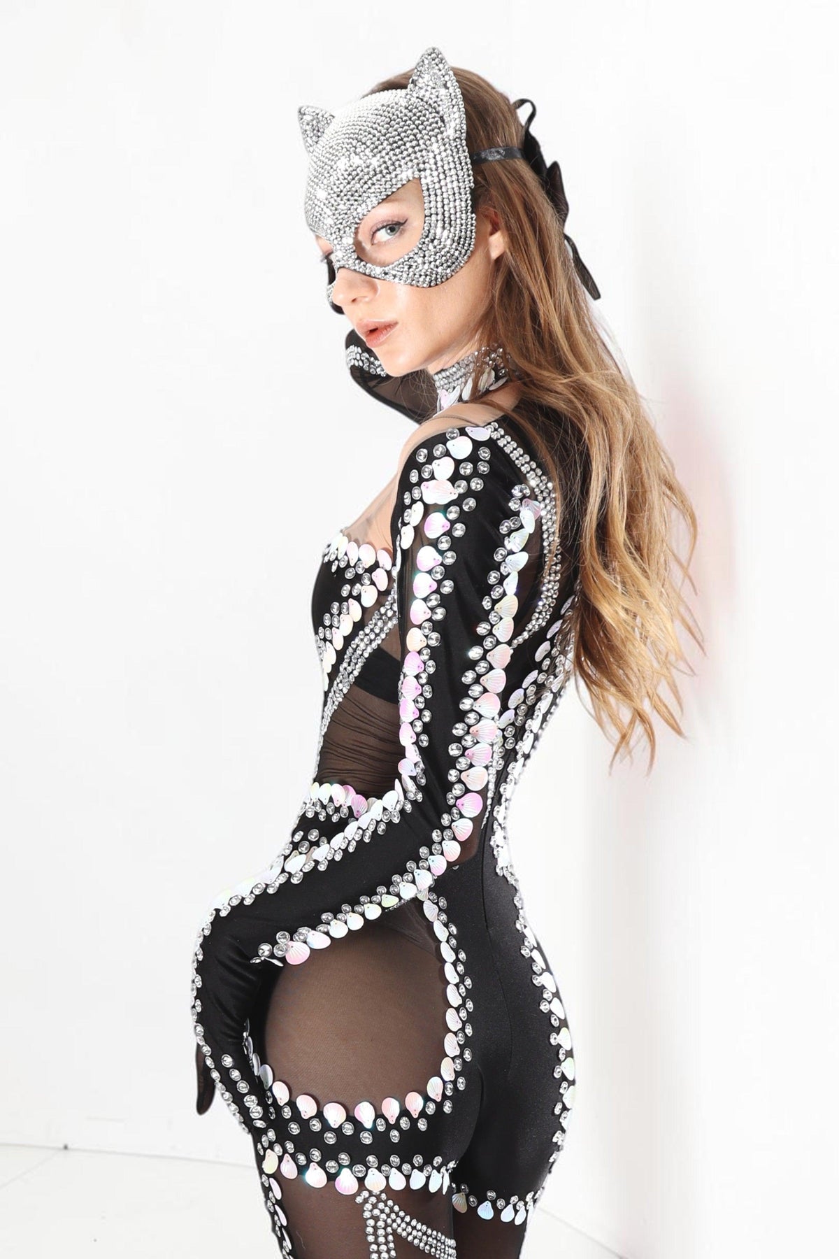 Cora Crystal Sequin Jumpsuit