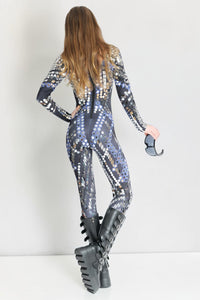 Aria Mirror Sequin Jumpsuit Jumpsuit Iconic Outfitters 
