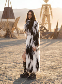 Zyna Shaggy Faux Fur Festival Coat Faux Fur Iconic Outfitters 