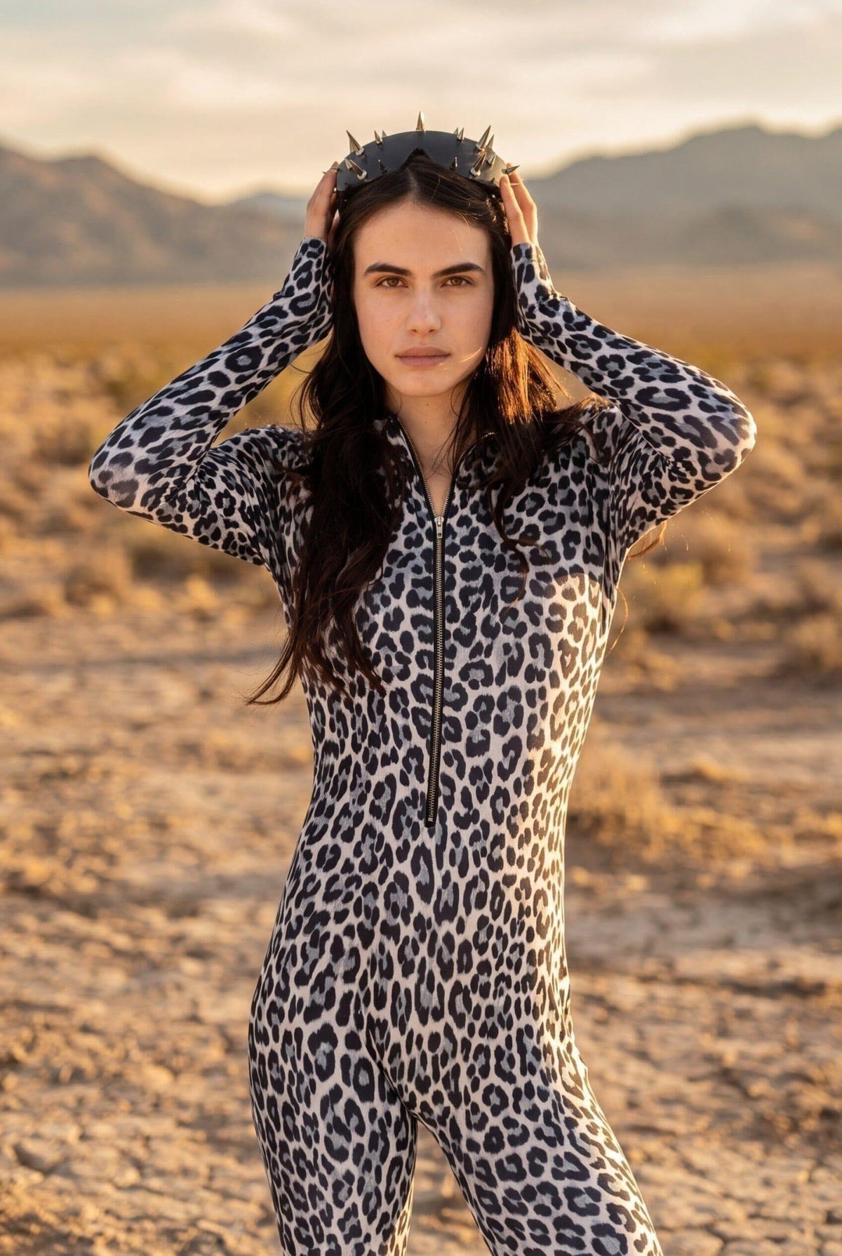 Xanthe Leopard Jumpsuit Jumpsuit Iconic Outfitters 