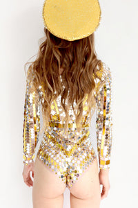 Luella Rhinestone Bodysuit Iconic Outfitters 
