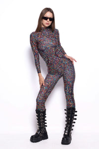 Aurorax Spectrum Rhinestone Jumpsuit Jumpsuit Iconic Outfitters 