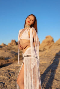Aelira Macrame Dress Macrame Iconic Outfitters 