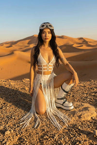 Ajo Tassel Dress Dress Iconic Outfitters 