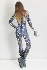 Aria Mirror Sequin Jumpsuit Jumpsuit Iconic Outfitters 