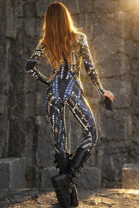 Aria Mirror Sequin Jumpsuit Jumpsuit Iconic Outfitters 