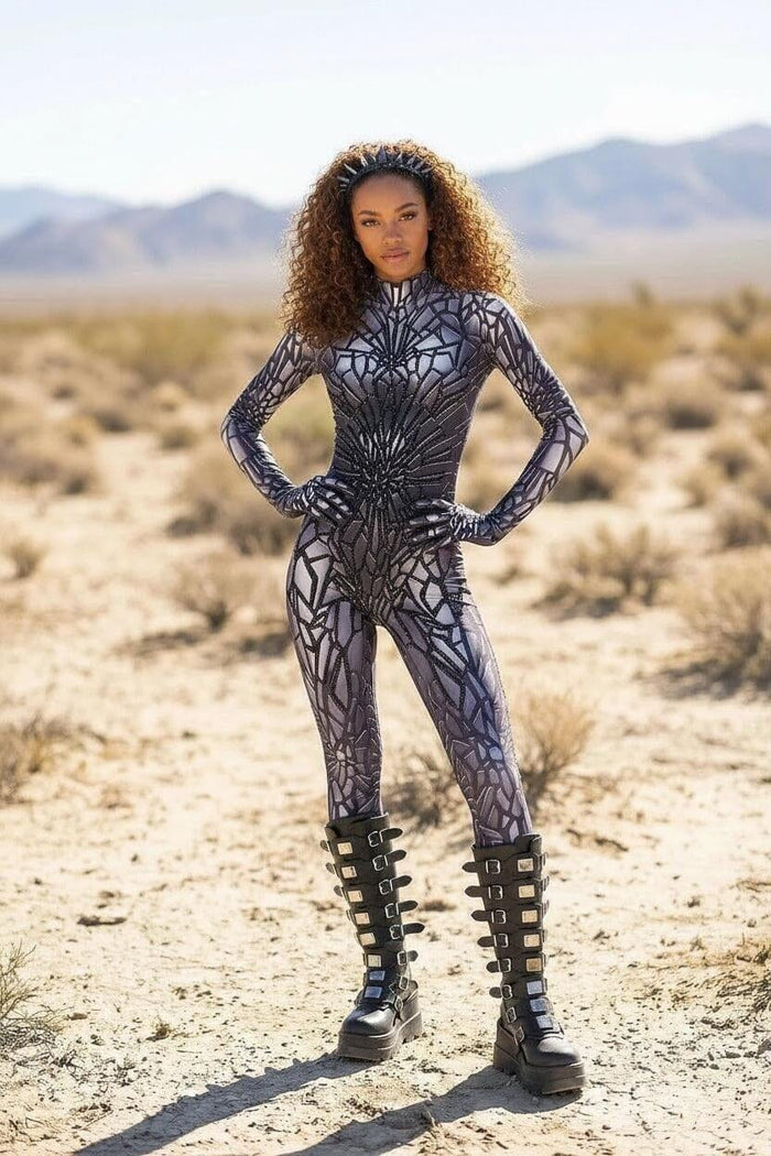 Astoria Galaxy Rhinestone Jumpsuit Jumpsuit Iconic Outfitters 