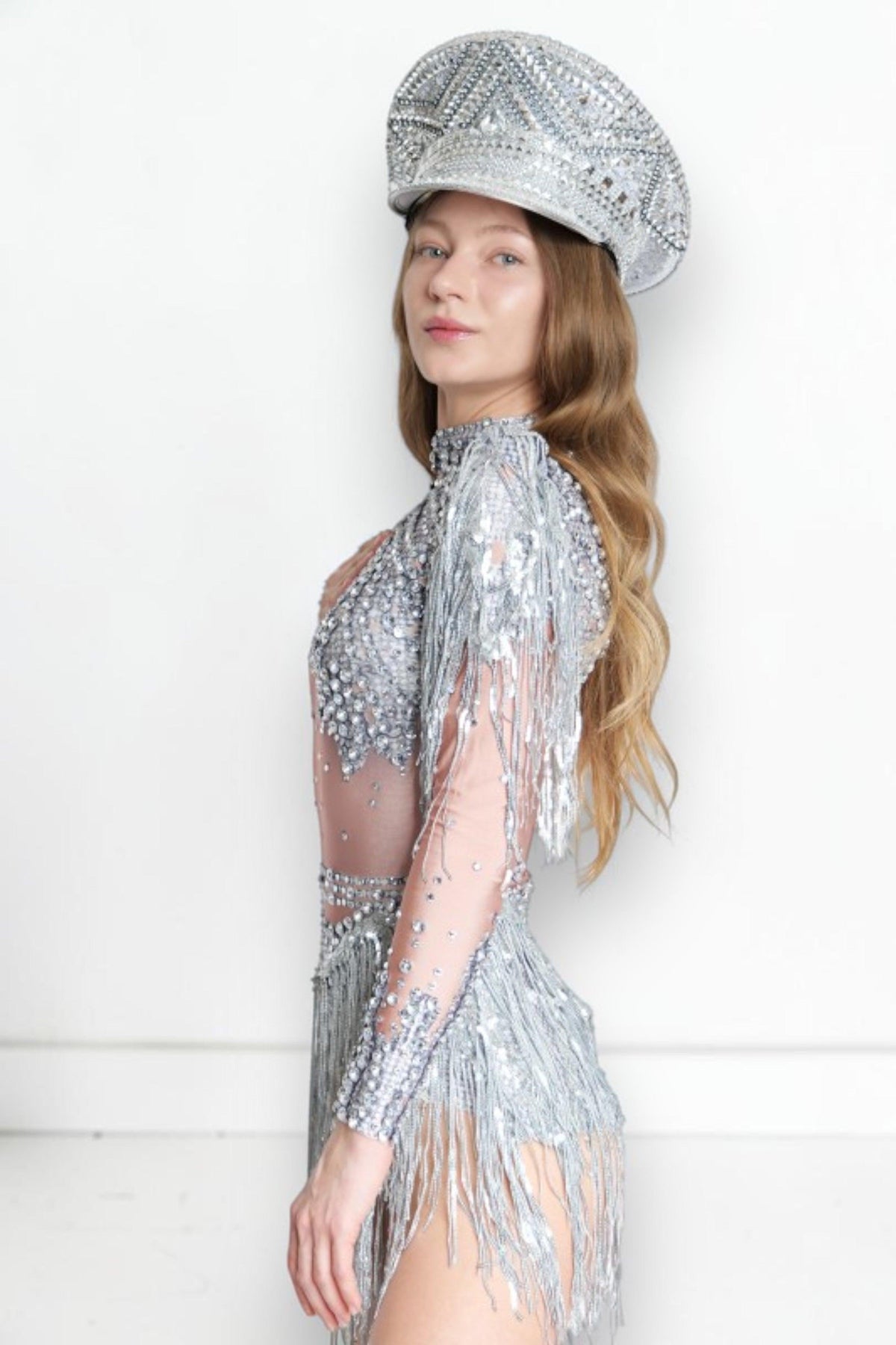 Aurea Rhinestone Bodysuit Iconic Outfitters 