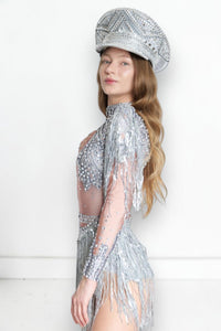 Aurea Rhinestone Bodysuit Iconic Outfitters 