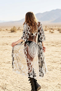Axiom Lace Embroidered Cover up Cover up Iconic Outfitters 