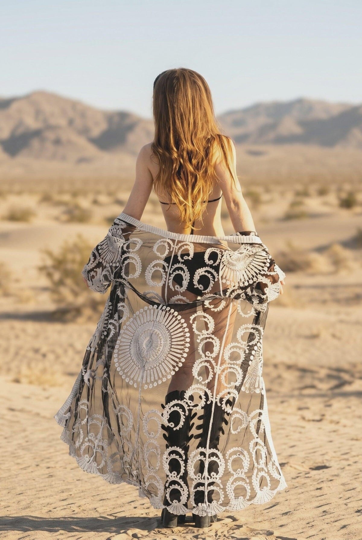 Axiom Lace Embroidered Cover up Cover up Iconic Outfitters 