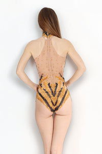 Azalea Rhinestone Bodysuit Iconic Outfitters 
