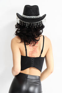 Esha Rhinestone Top