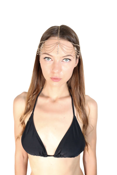 Bohemian Layered Festival Head Chain Head Jewellery Iconic Outfitters 