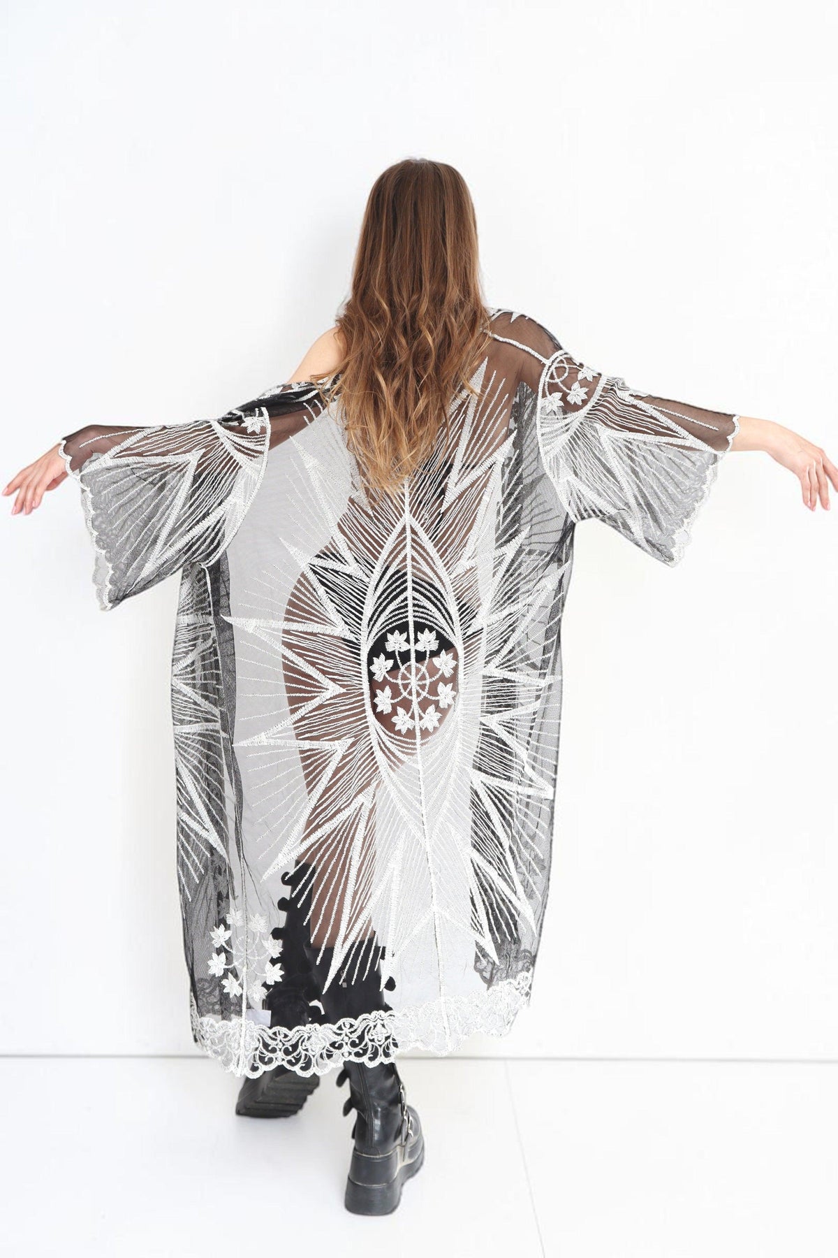 Ziva Lace Embroidered Cover Up
