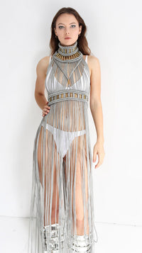 Calira Macrame Dress Macrame Iconic Outfitters 