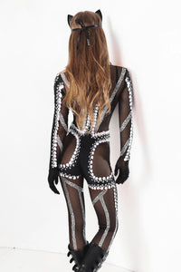 Cora Crystal Sequin Jumpsuit Jumpsuit Iconic Outfitters 