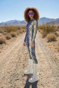Corra Snake Jumpsuit Jumpsuit Iconic Outfitters 
