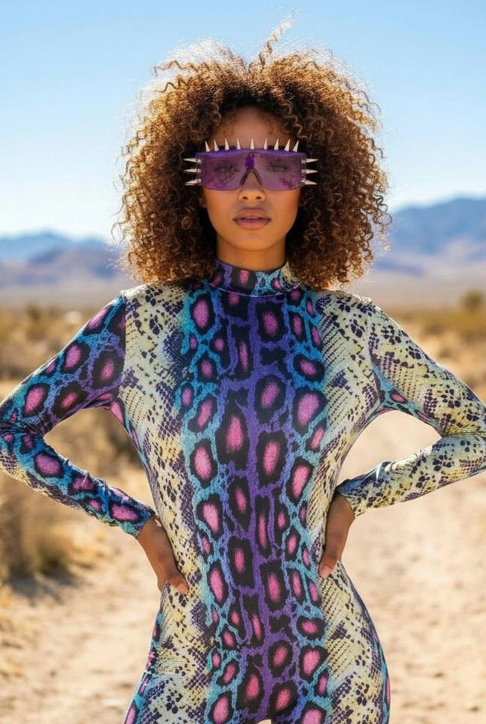 Corra Snake Jumpsuit Jumpsuit Iconic Outfitters 