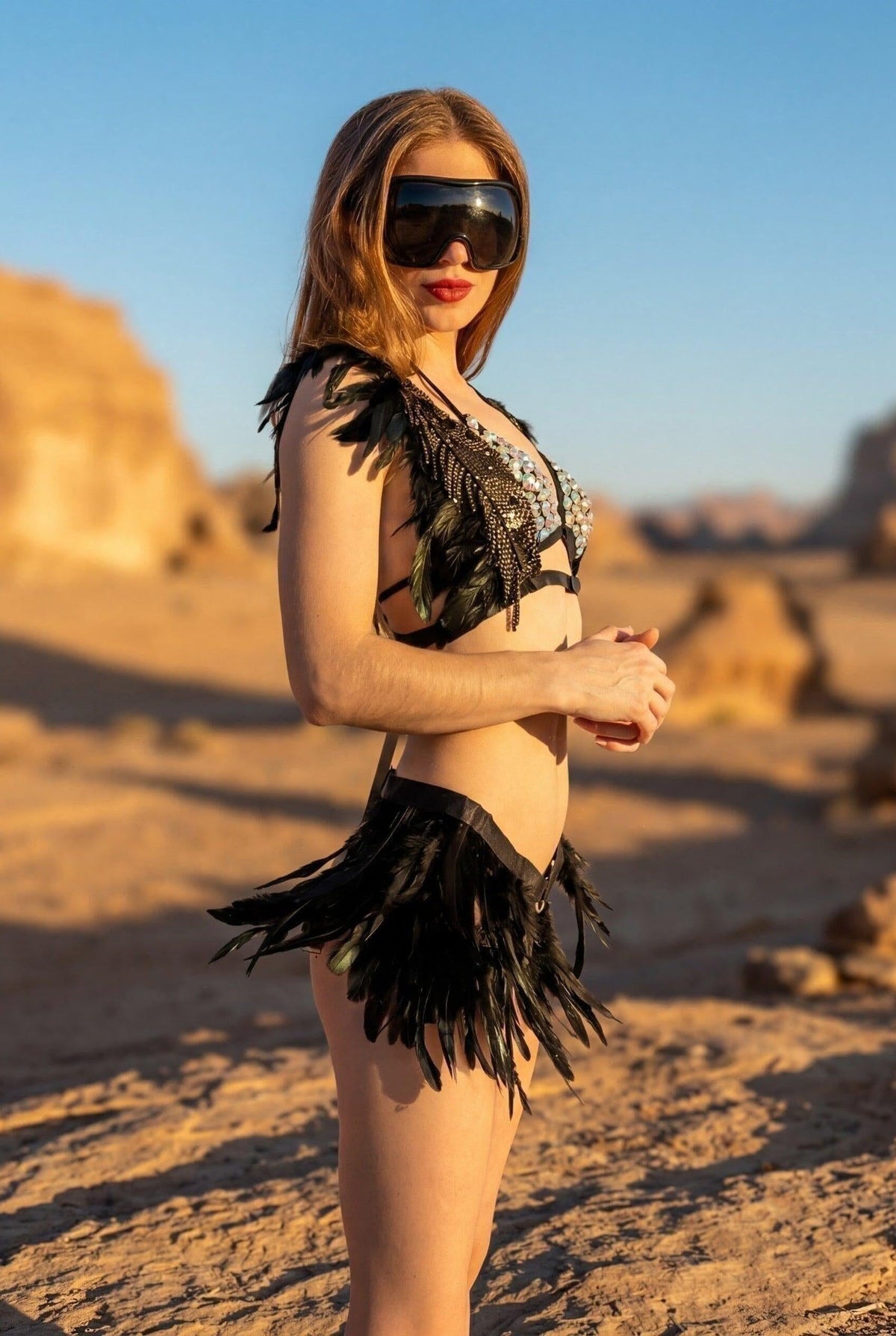 Cyrella Feather Set Feather Iconic Outfitters 