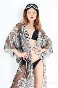 Ziva Lace Embroidered Cover Up