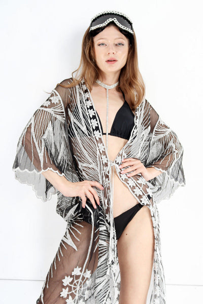 Ziva Lace Embroidered Cover Up