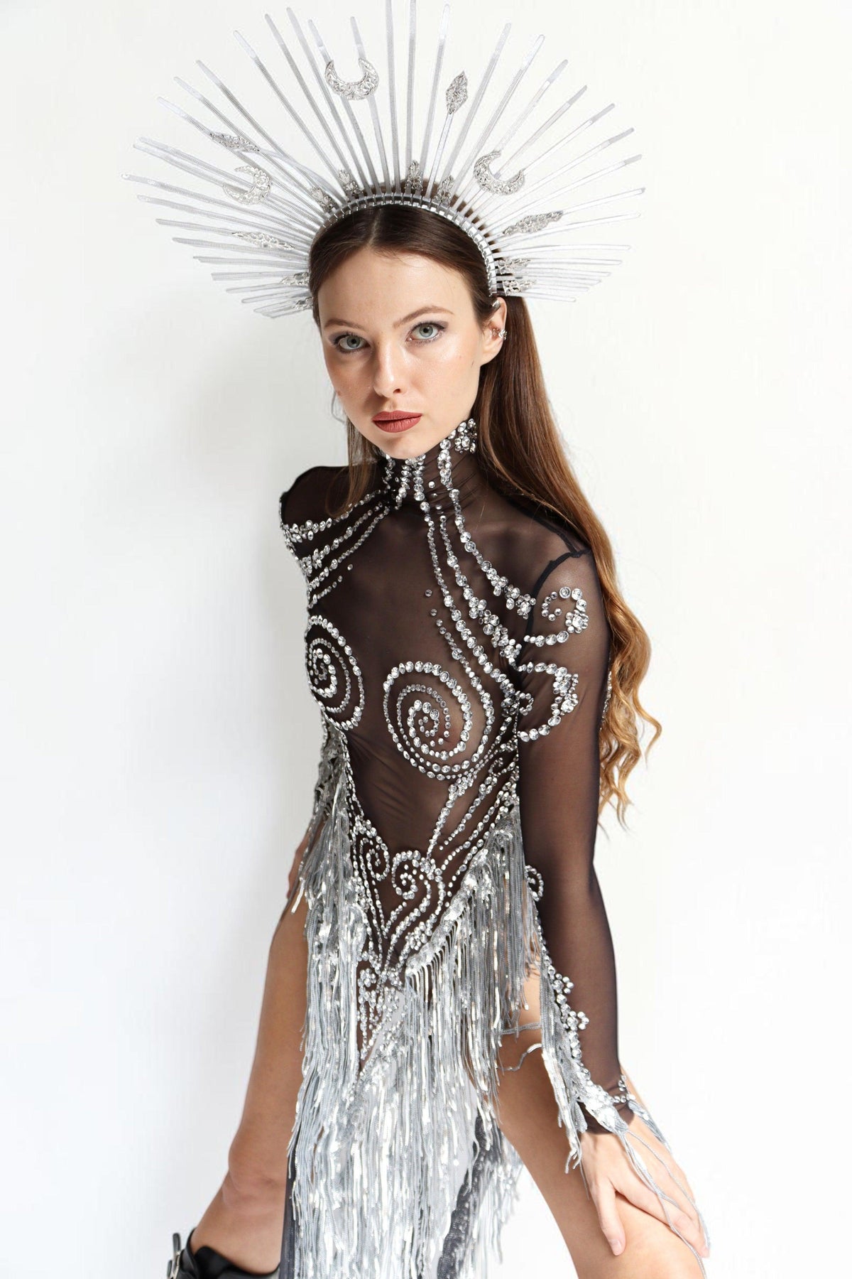 Luma Diamond Tassel Dress