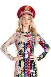 Dasha Full Mirror Sequin Jumpsuit Jumpsuit Iconic Outfitters 