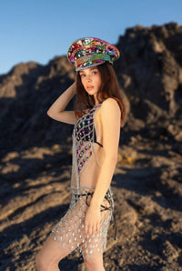 Drea Rhinestone Top Tops Iconic Outfitters 