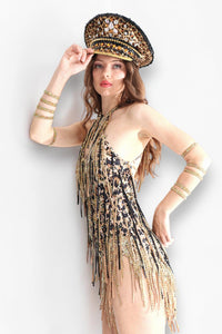 Alouette Leopard Fringe Bodysuit