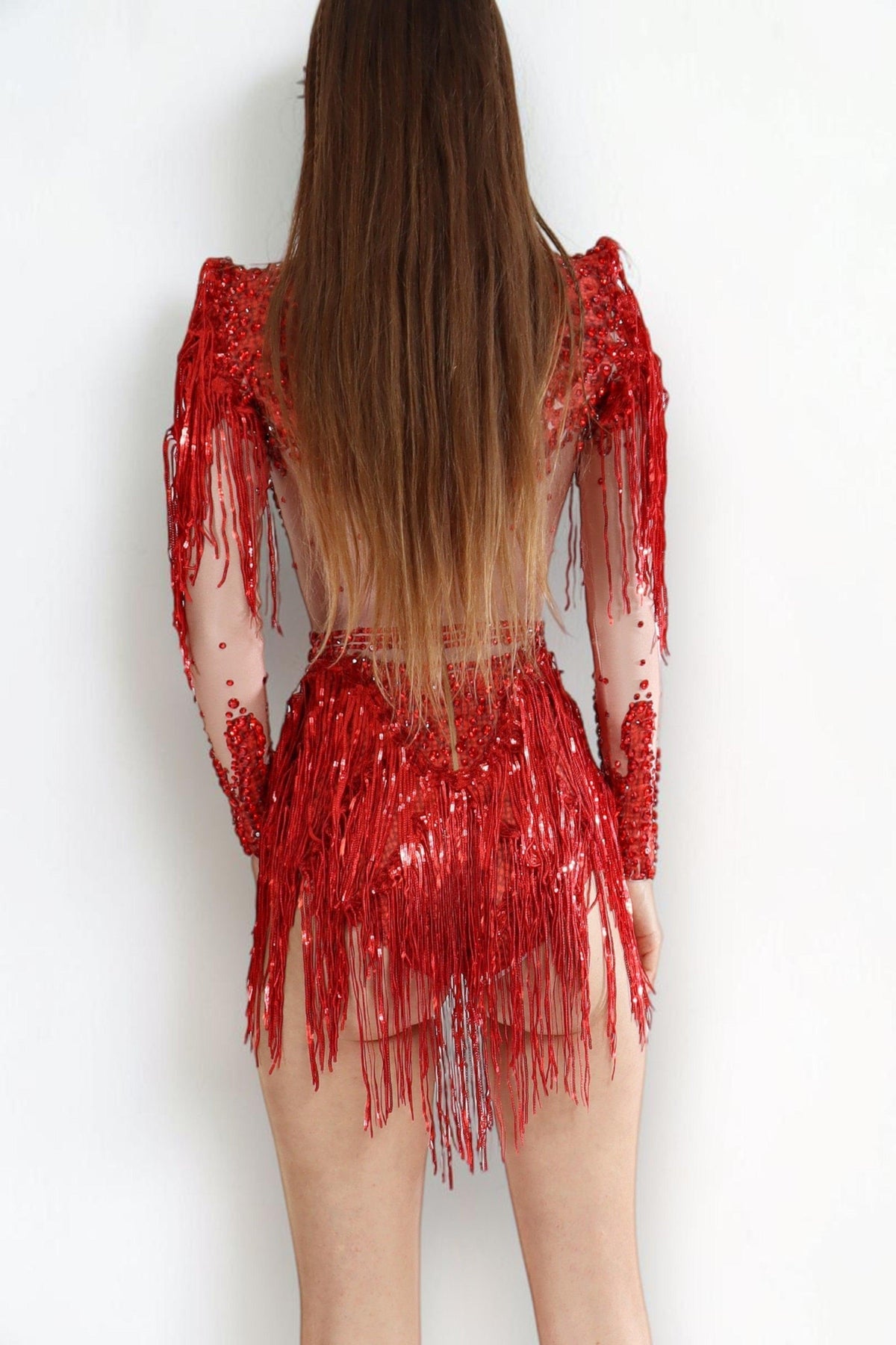 Aurea Rhinestone Bodysuit Iconic Outfitters 