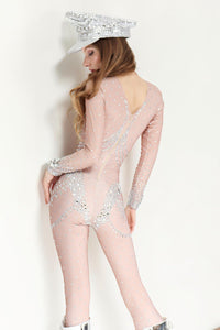 Ember Rhinestone Jumpsuit Jumpsuit Iconic Outfitters 