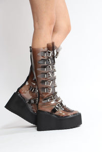 Enara Transparent Boots Boots Iconic Outfitters 