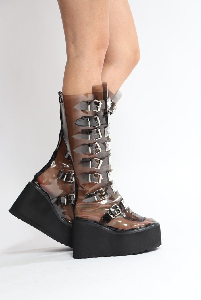 Enara Transparent Boots Boots Iconic Outfitters 