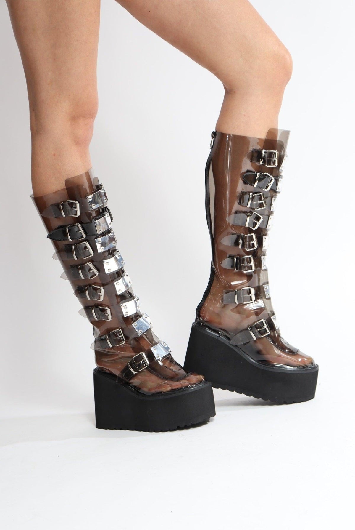 Enara Transparent Boots Boots Iconic Outfitters 