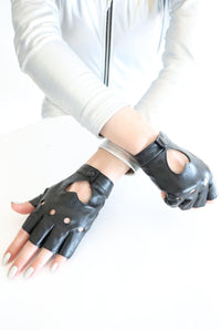 Eos Black Fingerless Festival Gloves Gloves Iconic Outfitters 
