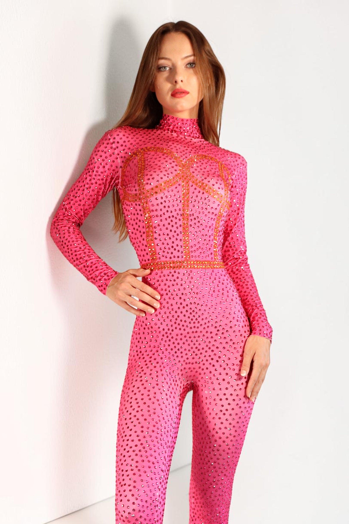 Sora Stardust Rhinestone Jumpsuit