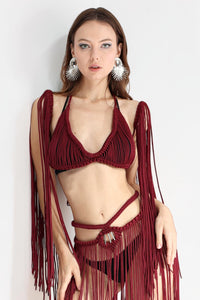 Faroux Macrame Dress Dress Iconic Outfitters 