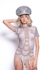 Kalani Rhinestone Bodysuit Iconic Outfitters 