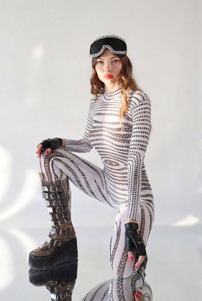 Kali Rhinestone Jumpsuit Jumpsuit Iconic Outfitters 