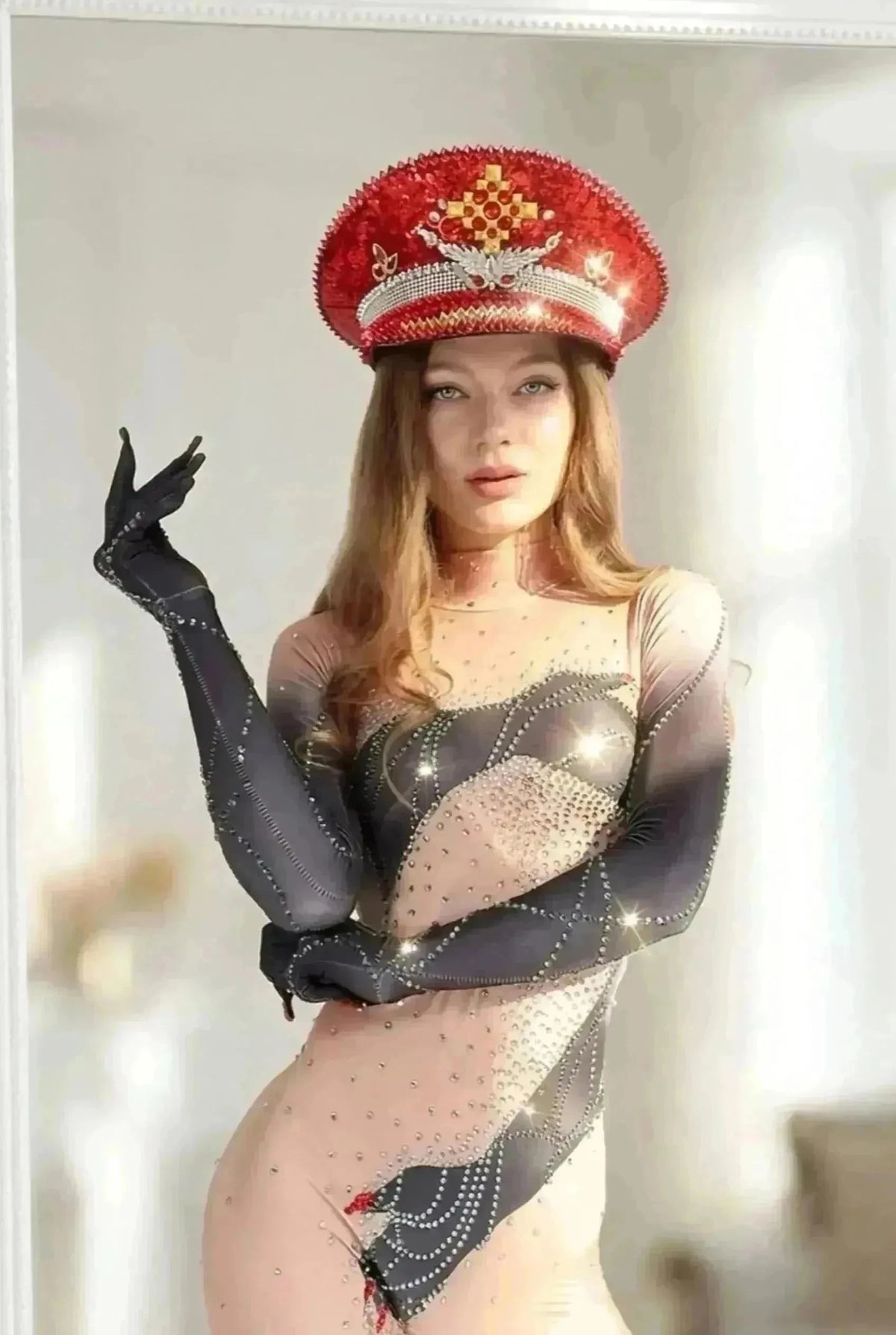 Katniss Rhinestone Hat Hat Iconic Outfitters 