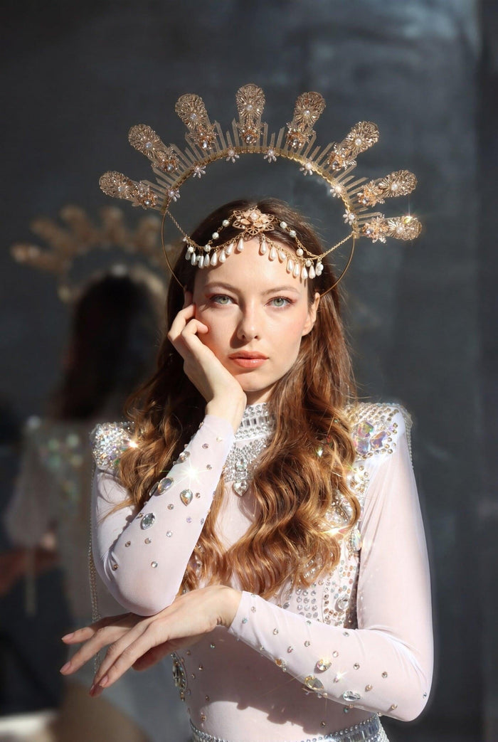 Laena Halo Crown Halo Crown Iconic Outfitters 