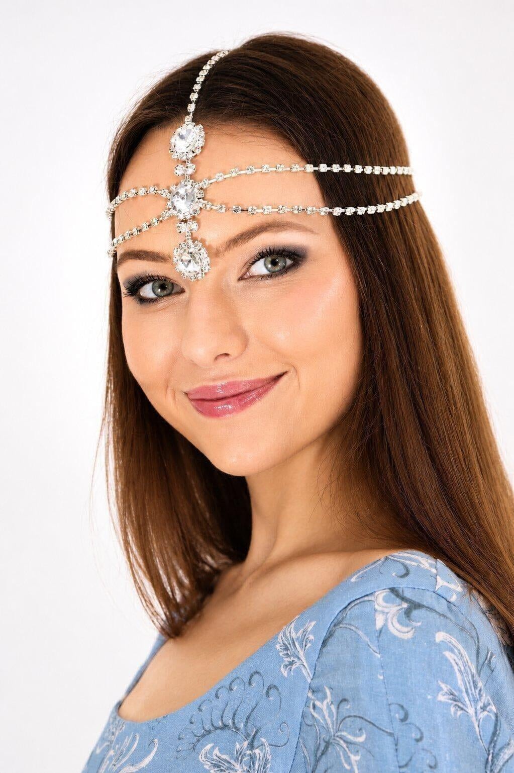 Lamis Radiant Silver Festival Headpiece Head Jewellery Iconic Outfitters 